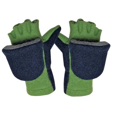 Anleitung Fingerfluffs ~ Handschuhe mit Klappe selber nähen