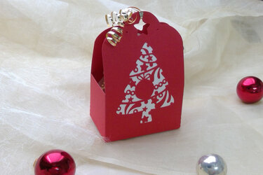 Geschenkverpackung Tannenbaum Plotterdatei SVG DXF FCM - Plotting