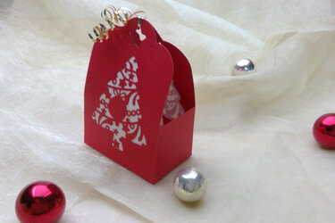 Geschenkverpackung Tannenbaum Plotterdatei SVG DXF FCM - Plotting