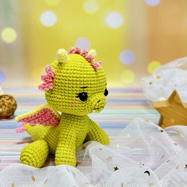 Crochet baby dragon pattern