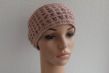 "Manhattan" gehäkeltes Stirnband, PDF-Anleitung - Häkeln
