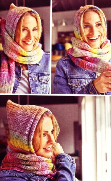 Kapuzenschal für Damen