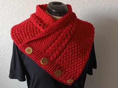 Häkelanleitung für den Schalkragen "Celtic Hug"