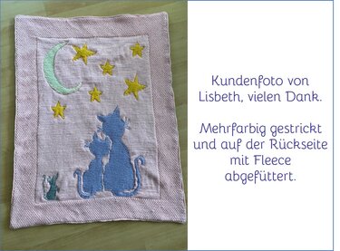 Knitting pattern baby / kids blanket "Dream Night" - easy - Image 9