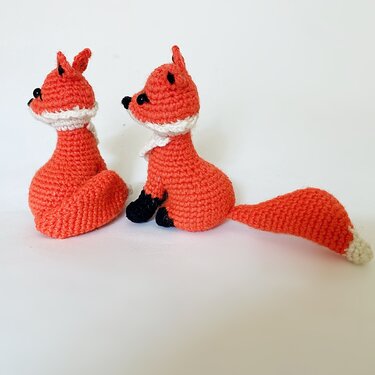 Foxes. Crochet pattern