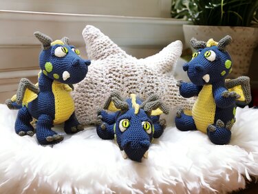 Joko the dragon - Crochet