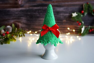 Häkelanleitung Eierwärmer Tannenbäumchen - PDF Datei