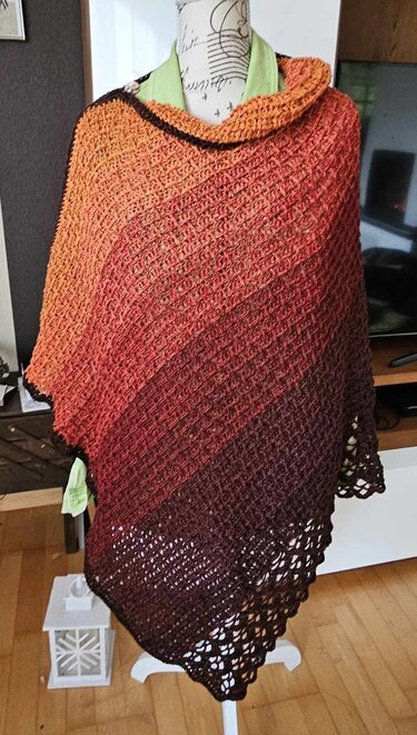 Crochet Pattern Poncho "Oleria"