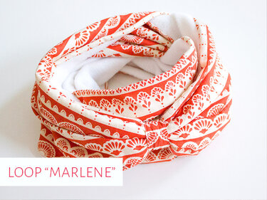 Loopschal “Marlene” für Erwachsene & Kinder (Freebook) - Nähanleitung | Kostenlos - Nähen