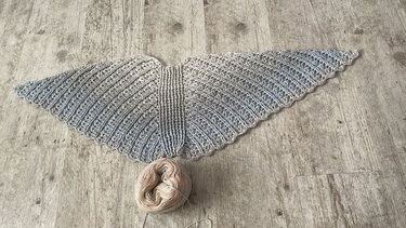 Häkelanleitung Engelstuch - Golden Wings