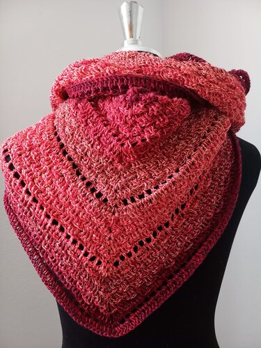 Häkelanleitung - Tuch "Catulenya" - flach