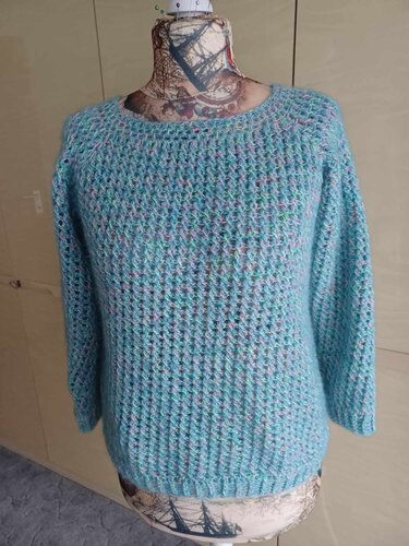 Häkelanleitung Oversize - Pullover X