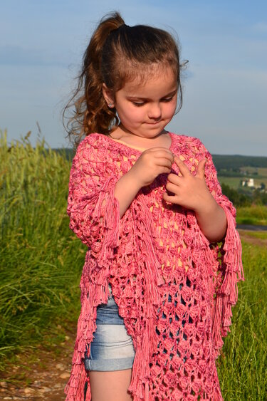 - ROSALIE - Poncho für Anfänger geeignet, für alle Größen und Material anzupassen - Bild 3