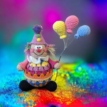 Clown Häkelanleitung