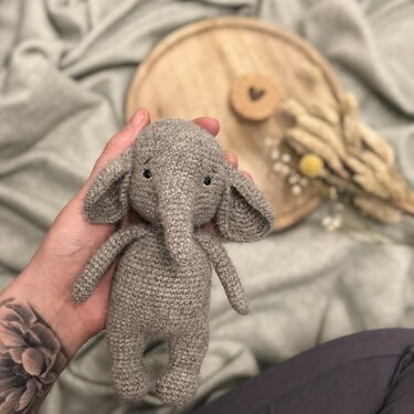 Häkelanleitung - Dusty, der Elefant - deutsch