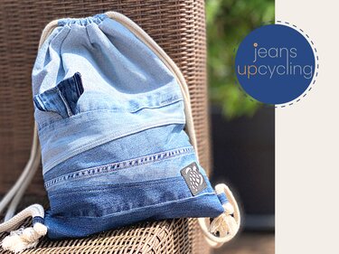 drawstring bag pattern, 3 diff. sizes, lined drawstring backpack - Sewing