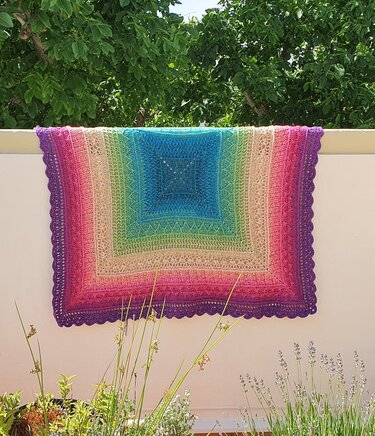 Babydecke Aolani Häkelanleitung