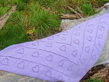 Dreiecktuch Lovely stricken / Strickanleitung / Strickanleitungen Tücher