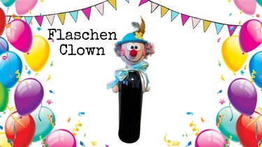 Flaschen Clown Häkelanleitung