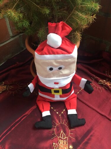 Santa-Claus Gift bag - Sewing
