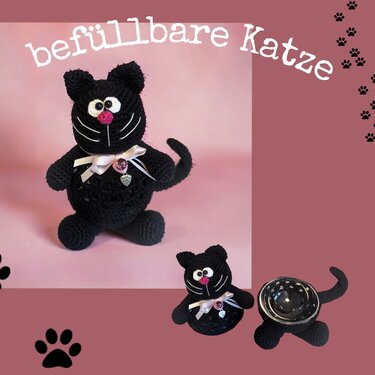 Katze befüllbar Häkelanleitung