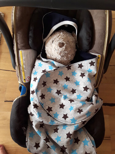 Sully - Einschlagdecke fürs Baby - Schnittmuster & Nähanleitung