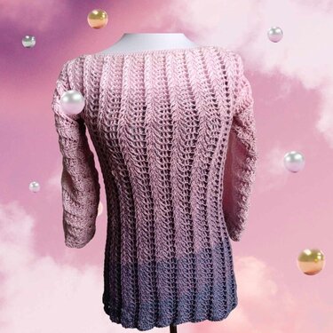 Häkelanleitung 1 Bobbel Pullover Shellby