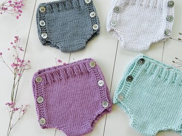 Strickanleitung - Windelhöschen / Windelhose - No.19