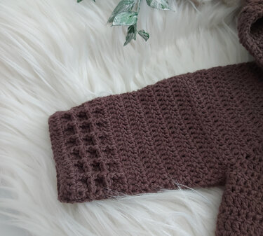 Bärchen Jacke Baby - Häkeln