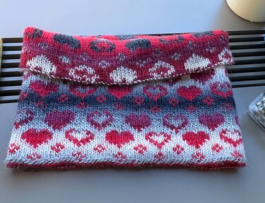 Herzchen-Loop Claudi - Stricken