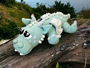 Jax the dragon XXL - Crochet