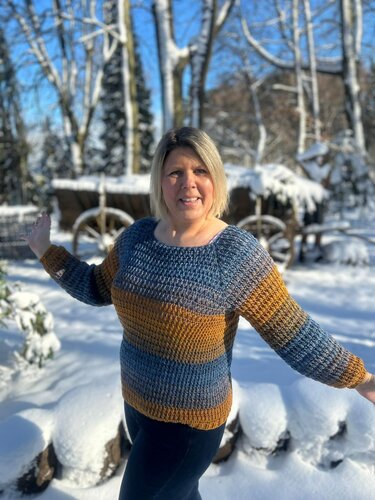 Häkelanleitung Pullover Daya