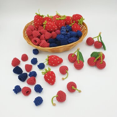 Berries Bundle "Love U Berry Much" | Amigurumi Fruit Crochet Pattern PDF