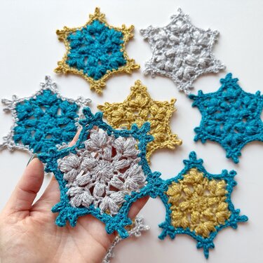 Helina Snowflake - Crochet