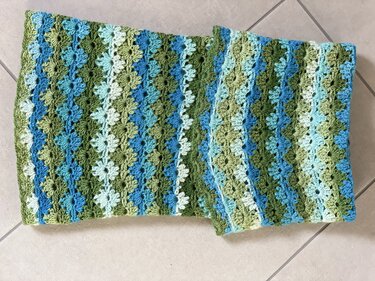 Häkel-Stola und Häkel-Loop Flower-Power - Stricken