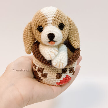 Crochet dog pattern: My little Birdie