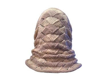 Loop, Kapuzenloop "Cozy" mit Zackenmuster stricken