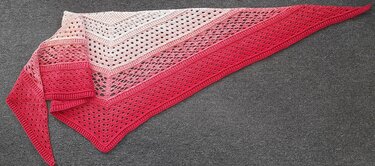 flaches Dreieckstuch Nordseewelle - Häkeln