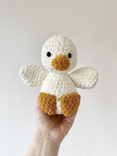 Duck "Eddie" Plush Toy Crochet Pattern