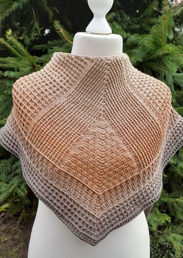 flaches Dreieckstuch "Das Etwas Andere" - Häkeln