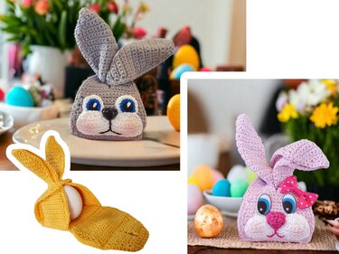 Crochet Pattern Easter Bunny Gift Box