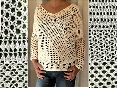 Muster-Mix-Shirt - Kreuz und Quer - Häkelanleitung