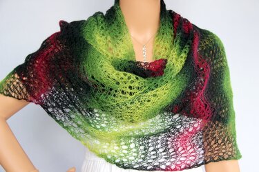 Lace Shawl for Beginners - Knitting