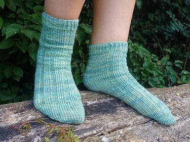 Socken stricken! Fixe Quicky Ferse „Jelly“ Gr. 34-47