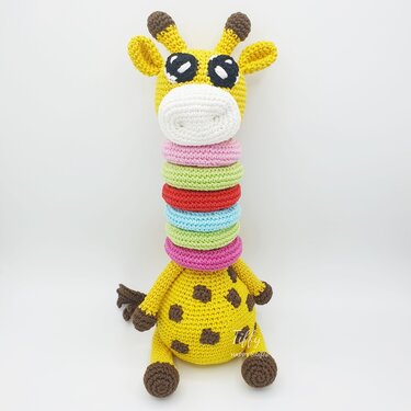 Tiffy die süße Giraffe Stapelturm PDF-Häkelanleitung in Deutsch + Englisch