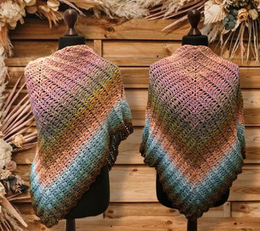 Infinity Wonder - Anleitung für ein Häkeltuch - Häkeln