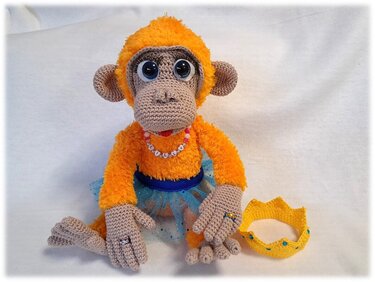 Orang Utan Ballerina Lilly - Häkelanleitung deutsch und englisch - Bild 2