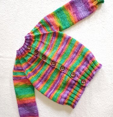 gestricktes Sommerjäckchen Gr.68 - Stricken