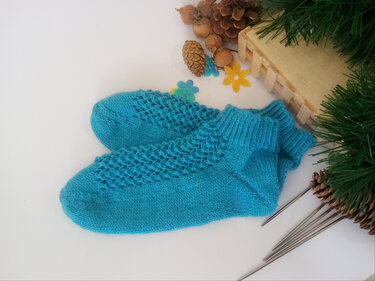 Summer socks. Knitting pattern