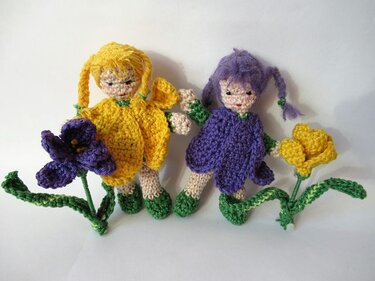 Häkelanleitung Blumenkinder Krokus